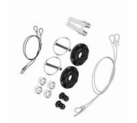 TOPINCN Kit di Aspetto Corsa con Blocco del Perno del Cappuccio Easy Installazione per Modifica del Veicolo Mondiale Universale (BLACK)