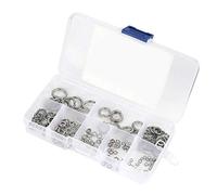 TOPINCN Kit di Assortimento della Lavatrice a Molla Robusta in Acciaio Inossidabile M2-M10 per i Progetti di Fissaggio con Archiviazione in Scatola