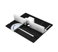 TOPINCN Kit di di Sollevamento del Router in Metallo Multifunzionale per la Lavorazione del Legno, Adatto per Realizzare il Proprio Tavolo Carpenteria con Alto (BLACK)
