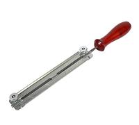 TOPINCN Kit di Lime per Motosega Set di Utensili in Legno Durevole per Un'Affilatura Rapida, Disponibile nelle Dimensioni 4 Mm, 4,8 Mm, 5,5 (Manico in Legno + Staffa + Lima/4,8)