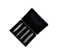 TOPINCN Kit di Strumenti per Estrattore di Viti a Doppia Testa per Artigiani Protezione Ambientale Pratico Portatile (4 pezzi d'argento)