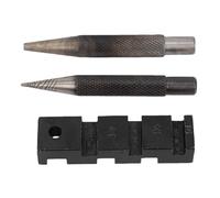 TOPINCN Kit di Strumenti per Rompere la Catena della Motosega, Set di Strumenti Professionali per Riparare la Catena con Ago per Rivettatura e Cinghie di Collegamento Principali,