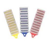 TOPINCN Kit di Utensili per Affilare i Coltelli con 3 Pietre Diamantate per Affilare i Coltelli, Pratico Accessorio Hardware per da Cucina, Ottimo per gli Appassionati del Fai da Te