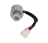 TOPINCN Kit Interruttore a Chiave di Accensione Durevole per Tosaerba Prestazioni Efficienti con Chiave Lega di Alluminio 1x Interruttore 2x Chiavi