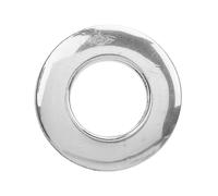 TOPINCN Kit Occhielli in Lega da 13 Mm 10 Pezzi Occhielli Rotondi in Metallo con Rondelle per Scarpe Cinture Borse Bracciali Abbigliamento (SILVER)