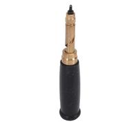 TOPINCN Kit Perforatore A Mano 6 Dimensioni Punta Manico In Legno Strumento Per Perforare Cavo Con Costruzione In Ottone Ago Lungo Misuratore Righello Per Artigianato In Pelle Cucito