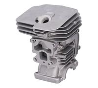 TOPINCN Kit Testata in Lega di Alluminio Ad Alto Contenuto di Silicio da 41 Mm per Motosega, Set Guarnizioni Pistone Motore Durevole per 435 440 440E, Accessori di Ricambio per Gli Appassionati del