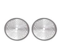 TOPINCN Lama per Decespugliatore 80T con 10 Pollici, Acciaio al Manganese (2 Impostare)
