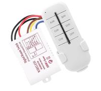 TOPINCN Lampada Wireless a Risparmio Energetico, Interruttore ON/OFF 1000 W con Telecomando, Set Multipli per un Controllo Flessibile in Casa (#3)