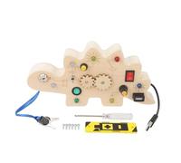 TOPINCN Lavagna per Bambini, Lavagna per Bambini Montessori con Interruttore della Luce a LED, Lavagna Sensoriale per Bambini Lavagna per attività di Dinosauro Portatile Giocattoli per