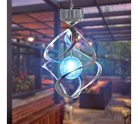 TOPINCN LED che cambia C colore luce a sospensione solare impermeabile Campane lampada luce decorazione per esterni grande capacità 1.2V/600mAh