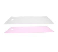 TOPINCN Lenzuola Usa e Getta Impermeabili 2 Pezzi, Coprilettini per Massaggi Delicati Sulla Pelle e Resistenti All'olio per Club Spa, Realizzati in Fibra di Poliestere, 78,7 X 30 Pollici (Bianco Rosa)