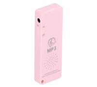 TOPINCN Lettore MP3 Mini Supporto Multifunzionale Portatile Scheda di Memoria da 64 GB per Studenti, Lettore Musicale a Lunga Durata della Batteria per Nuovi Ascolti (PINK)