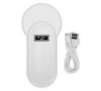 TOPINCN Lettore Portatile per Microchip per Animali Domestici, Lettore Portatile Ricaricabile da 134,2 KHz con Display LED Digitale per Cani, Gatti, Cavalli e Bestiame,