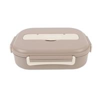 TOPINCN Lunch Box in Acciaio Inossidabile 316, Custodia da 1500 Ml, Contenitore Portatile per Alimenti, Barattolo per Alimenti Multi Scomparto con Ciotola per Zuppa, Cucchiaio e Borsa (Caffè)