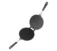 TOPINCN Macchina per Produttore di Cono Cono Waffle, Maker Cono Gelato da 8,7 Pollici Maker Waffle Ciotola Waffle Bowl Roll Roll Roll Maker Doppio Late (Stile griglia)