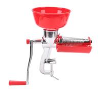 TOPINCN Macchina per Produttore di di Pomodoro, Estrattore di Succo di Verdura, Filtro Manuale del Mulino Alimentare, Frantumista di Frutta in Lega di Alluminio per Polpa di, Purea