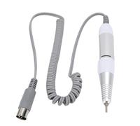 TOPINCN Manipolo per Trapano Elettrico per Unghie, Funzionamento Robusto e Regolare per Utenti Che Si Occupano della Cura delle Unghie a Casa o Nei Saloni, Materiale in Alluminio, 1 unità (WHITE)