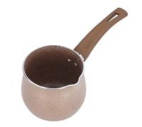 TOPINCN Melting Pot da 10 Cm con Manico Singolo, Mini Pentolino per Il Latte per Cucinare Salse Appiccicose Scaldare Il Latte Pentole Pentole Padelle (caffè)