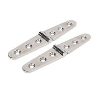 TOPINCN Mescola la Nave Hard Correa 316 Hardware di Barche in Acciaio Innedate per Cabina per Porte Scorrevoli (3 fori: 152x30 mm/5,98x1,18 pollici)