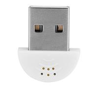 TOPINCN Microfono Super Mini USB 2.0 Microfono per Computer Vocale con Cancellazione del Rumore per PC Laptop, Suono Omnidirezionale a 360° per Chat Skype, Plug and Play per PC (WHITE)
