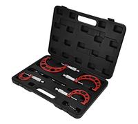 TOPINCN Micrometro Esterno da 0,0001 Pollici, Strumento di Precisione per Macchinisti per Misurare il Diametro da 0 a 4 Pollici, Resistenza Allo Scivolamento, 4 Pezzi per Ingegneri