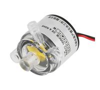 TOPINCN Mini 12V DC 6W Senza Pennelli Funzionano Negli Interni/Freddo/Esterno 24 Ore per Attrezzature per Piccoli Stagni di Pesce [1pc]