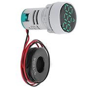 TOPINCN Mini Misuratore di Corrente Digitale Display Trasparente Strumento di Misurazione Durevole 220 V per Elettricisti di Garage 1 unità (GREEN)