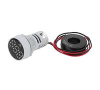 TOPINCN Mini Misuratore di Corrente Digitale Display Trasparente Strumento di Misurazione Durevole 220 V per Elettricisti di Garage 1 unità (WHITE)