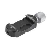 TOPINCN Mini Morsetto per Staffa a L, Mini Morsetto Estensibile in Metallo Resistente per Piastra a Sgancio Rapido, Supporta il Montaggio del Braccio Magico per Fotografi, 66 * 12 Mm
