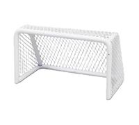 TOPINCN Mini Porta da Calcio per Casa delle Bambole, Rete da Calcio, Porta da in Miniatura, Giocattolo per Bambini, con Struttura in Acciaio Bianco, per la Decorazione Dell (WHITE)