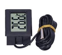 TOPINCN Mini Termometro Digitale LCD Strumento Calibro Ad Alta Precisione per la Misurazione della Temperatura Materiale ABS (BLACK)