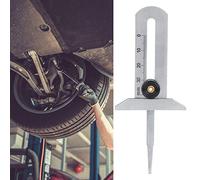 TOPINCN Misuratore Preciso della profondità del Battistrada Strumento di Misurazione con Calibro a Corsoio in Acciaio Inossidabile Durevole per Pneumatici delle Ruote 0-30 Mm, Tascabile per Gli