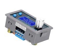 TOPINCN Modulo Convertitore Boost Programmabile con Display LCD e Soft Start per Componenti Elettronici ABS+alluminio