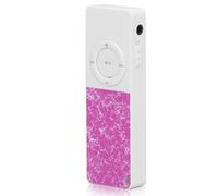 TOPINCN MP3 Music Player Slim Classic Multifunction Hifi Senza Perdere la Scheda Audio per Intrattenimento e Apprendimento (Rosso purpureo)