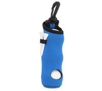 TOPINCN Neoprene Ball Tee Pouch Bag with 3 Balls and 3 Tees for Easy (BLUE)