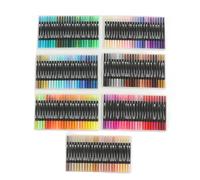 TOPINCN Penne da Colorare, 168 Marcatori a Doppia Punta a Punta 0,5 Mm Penne Ad Acquerello per Disegnare la Scrittura da Colorare di Pittura, Pennarello Ad Acquerello Artistico Penna