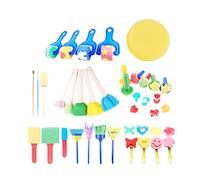 TOPINCN Pennello in Spugna per Pittura Artistica, Timbro in Spugna Comodo Riutilizzabile per la casa per Bambini