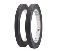 TOPINCN Picchi di Chitarra Nera Isolati -pickup, 2 Rotoli di Nastro Adesivo per Riduzione del Rumore e Protezione di Grotte, per Progetti di Chitarra Fai -da te, Larghezza 8 Mm e 10 Mm