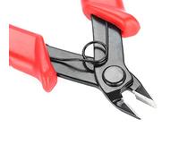 TOPINCN Pinza da Taglio di Alta qualità con Manico Rosso per Uso Elettronico, Design Raffinato per Taglio di Cavi di Precisione, Lunghezza 5,1", Leggera e Resistente