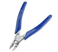 TOPINCN Pinza da Taglio per Ingegneria Umana Dal Design Compatto per Tagliafili Elettronici con Molla Aperta per Piccoli Spazi in Acciaio Al Cromo Vanadio