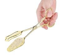 Topincn Pinza Per Dolci Oro Per Pane E Verdure Morsetti Per Torta, Buffet, Pinze Per Barbecue, In Stile Retrò Arabo Gold