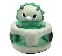 TOPINCN Poltroncina per Apprendimento Infantile, Imbottitura in Cotone Ispessito Rimovibile con Imbracatura di Sicurezza a 5 Punti e Supporto Anti-reclinazione, Seggiolino per Bambini (Dinosauro