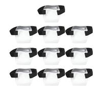 TOPINCN Porta Carte d'identità da Braccio da 10 Pezzi Porta Badge in PVC Impermeabile, Regolabile per Uffici, Scuole Aziendali, con Gancio e Aziende, Mostre, Centri Commerciali