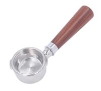 TOPINCN Portafilter Senza Fondo da 58 Mm per Bambino, Classico, Tebe, Macchina Deluxe, Portafiltra in Acciaio Inossidabile Professionale Portafilter con Impugnatura in (Tipo A1 ramo acido rosso)