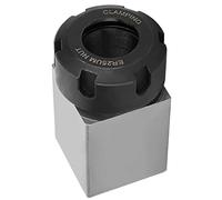 TOPINCN Portapinza Quadrato ER-25 Ad Alta Resistenza per Macchina per Incidere di Tornio CNC, Blocco Pinza di Precisione per Configurazioni Rapide su Utensili CNC, 6,9x3,5x3,5 Cm, Argento e per