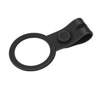 TOPINCN Portasciugamani da in Silicone da 4 Pezzi, Ganci per Strofinacci Appesi Regolabili con Anello per Bottoni a 2 Fessure per Mobili da, Bagno, Stufe, Forni (BLACK)