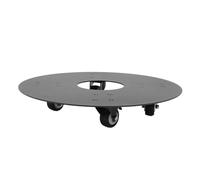 TOPINCN Portavasi per Piante con Ruote Bloccabili, Supporto per Piante con Ruote per Impieghi Gravosi, Vassoio Mobile in Acciaio al Carbonio Silenzioso, Base con Rulli per Carrello (12 Pollici)