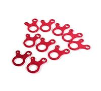 TOPINCN Pratico Tenditore per Cavi per Cavi per per Cavo in Alluminio Guy Line Runner per Regolare la Lunghezza della Corda della Tenda, 10 Pezzi