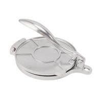 TOPINCN Pressa per Tortilla Tortilla Maker Strumento per Pressare Tortillas per Torte Cinesi Fatte in Casa, Torte e Pasticci di Carne con Lega di Alluminio Premium (Argento 16 cm)